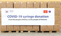 KOICA donates 6.3 million syringes to Vietnam's COVID-19 prevention