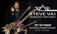 American guitarist Steve Vai to bring Inviolate World Tour to Vietnam
