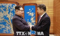 Pemimpin RDRK, Kim Jong-un berbahas dengan pejabat Tiongkok tentang penguatan hubungan
