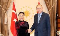Ketua MN Vietnam, Nguyen Thi Kim Ngan melakukan pembicaraan dengan Ketua Parlemen Turki dan melakukan pertemuan dengan Presiden Turki