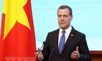 PM Federasi Rusia, Dmitry Medvedev mengakhiri kunjungan resmi di Vietnam