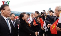 Ketua MN Vietnam, Nguyen Thi Kim Ngan tiba di Republik Korea
