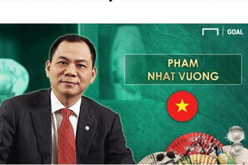 Vietnam mempunyai 5 wakil dalam daftar nama miliarder tahun 2019 yang diumumkan oleh majalah Forbes 