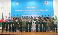 Pembukaan Kursus Pelatihan Perwira Logistik PBB di Vietnam