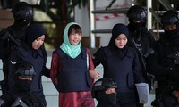 Doan Thi Huong meninggalkan penjara di Negara Bagian Selangor, Malaysia