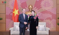 Ketua MN Vietnam, Nguyen Thi Kim Ngan menerima Menteri Luar Negeri dan Kerjasama Internasional Italia