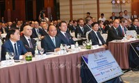 PM Vietnam, Nguyen Xuan Phuc dan PM Italia, Giuseppe Conte bersama-sama memimpin Forum Badan Usaha Italia – ASEAN