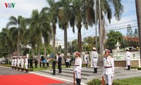 Laos mengadakan upacara bendera untuk memperingati ultah ke-52 Hari Pembentukan ASEAN 