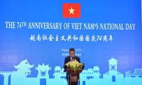 Kedutaan Besar Vietnam untuk Tiongkok mengadakan peringatan ultah ke-74 Hari Nasional Vietnam (2/9)