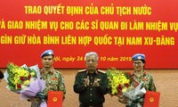 Ada lagi 2 perwira Vietnam bertugas menjaga perdamaian di Perutusan Sudan Selatan