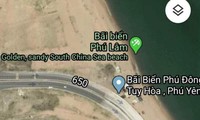 Membantah Google Maps yang memberikan informasi salah tentang pantai di Kota Tuy Hoa, Provinsi Phu Yen