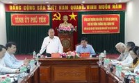 Deputi Harian PM Vietnam, Truong Hoa Binh melakukan rapat kerja di Provinsi Phu Yen