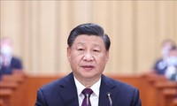 Sekjen KS PKV, Nguyen Phu Trong Kirim Telegram Ucapan Selamat kepada Xi Jinping  Yang Terpilih Kembali Menjadi Sekjen PKT Angkatan XX