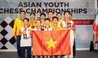 Catur Vietnam Meraih Juara di Seluruh Tim Turnamen Catur Muda Asia 2022