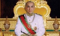 Kambodschas König Norodom Shihamoni beendet seinen Vietnambesuch