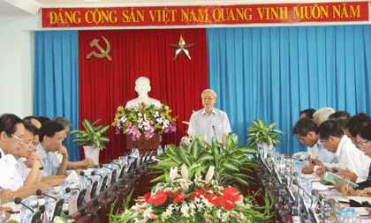 KPV-Generalsekretär Nguyen Phu Trong besucht die Provinz Dong Nai