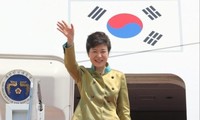 Südkoreas Präsidentin besucht China