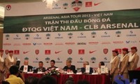 Pressekonferenz zum Spiel der vietnamesischen Nationalelf und Arsenal London