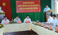 Arbeitsgruppe des Politbüros macht Dienstreise in Tien Giang