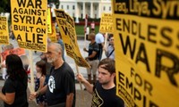 US-Amerikaner protestieren gegen geplanten Angriff auf Syrien 