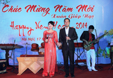 Treffen der internationalen Diplomaten zum vietnamesischen Neujahrsfest