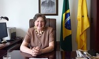 Staatspräsident empfängt die brasilianische Botschafterin bei ihrem Abschiedstreffen
