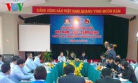 Eröffnung der Zusammenarbeitskonferenz der Jugendlichen Vietnams, Laos und Kambodschas