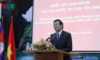 Staatspräsident Truong Tan Sang beendet Staatsbesuch in Kambodscha