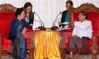 Vize-Staatspräsidentin Nguyen Thi Doan besucht Myanmar