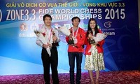 Drei vietnamesische Schachspieler beteiligen sich an der Schachweltmeisterschaft 2015