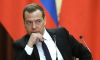 Russlands Premierminister Dmitri Medwedew ist in Vietnam zu Gast