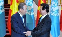 Premierminister Nguyen Tan Dung trifft UN-Generalsekretär Ban Ki-moon