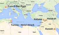 Internationale Gemeinschaft kritisiert Terroranschläge in Frankreich, Tunesien und Kuwait scharf