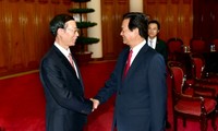 Premierminister Nguyen Tan Dung trifft Chinas Vize-Premierminister Zhang Gaoli