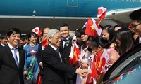 KPV-Generalsekretär Nguyen Phu Trong beginnt den offiziellen Besuch in Japan