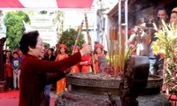 Vize-Staatspräsidentin Nguyen Thi Doan nimmt an der Feier zum Widerstand von Hai Ba Trung teil