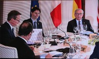 G7-Mitglieder beraten über globale Fragen