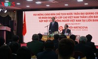 Staatspräsident Tran Dai Quang trifft Vertreter der vietnamesischen Gemeinschaft in Russland