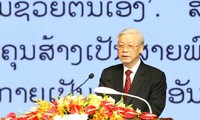 KPV-Generalsekretär Nguyen Phu Trong empfängt laotische Delegation