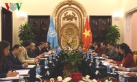 Vorsitzender der UNESCO-Kommission Vietnams führt Gespräch mit der UNESCO-Generaldirektorin