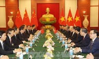 KPV-Generalsekretär Nguyen Phu Trong führt Gespräch mit dem chinesischen Generalsekretär Xi Jinping