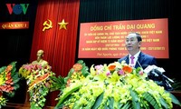 Staatspräsident Tran Dai Quang besucht Streitkräfte der Militärzone Nr. 1