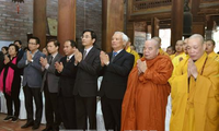 Gebetszeremonie für Opfer der B52-Angriffe in Hanoi im Jahr 1972