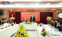 Staatspräsident Tran Dai Quang führt Arbeitstreffen mit dem vietnamesischen Juristenverband