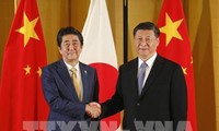 Zeichen für die Verbesserung der Beziehungen zwischen Japan und China