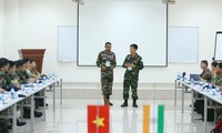 Vietnam und Indien machen gemeinsame Übung nach Miniaturmodell über die UN-Friedensmission