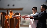 Olympische Flamme aus Griechenland in Japan angekommen