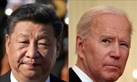 US-Präsident Joe Biden und Chinas Staatspräsident Xi Jinping beginnen einen Online-Gipfel