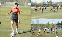 Zwei vietnamesische U17-Fußballspieler erhalten Komplimente von ehemaligen Bundesligaspielern