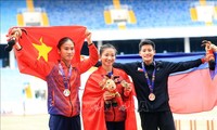 Die vietnamesische Sportdelegation stellt einen neuen Rekord für die Anzahl der Goldmedaillen bei einen SEA Games auf